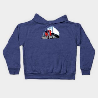 Cartoon truck Kids Hoodie